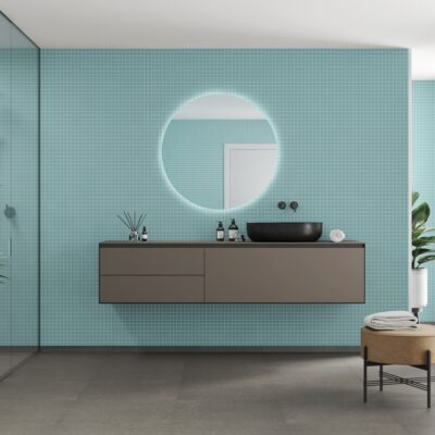 Aqua Mint - 3 x 3 cm