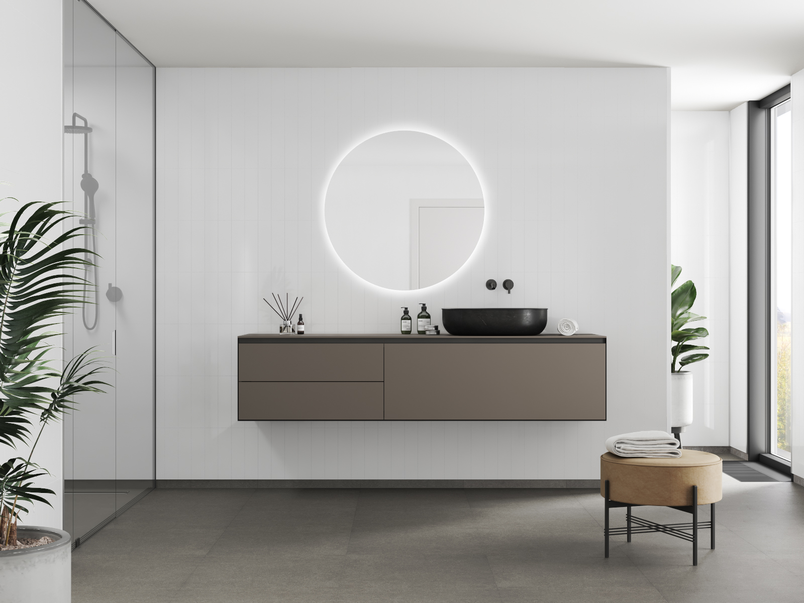 5091_AthenWhite_M0830_Bathroom_web_1 Badkamer met Athen White tegels