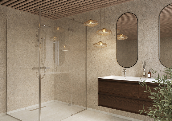 Fibo-1365_RusticGranite_M00_Bathroom_43_2 Een badkamer met Fibo tegels van de collectie Rustic Granite