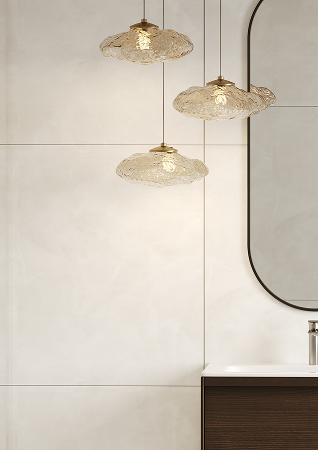 Een close up foto van de Fibo wandpanelen van de collectie Cloudy Onyx met voeglijn