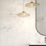 Close up foto van Fibo wandpanelen van de collectie Arctic Onyx zonder voeglijn