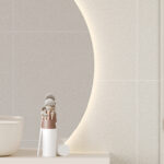 Een close up foto van de Fibo wandpanelen van de collectie Salted Stone 60 x 60 cm